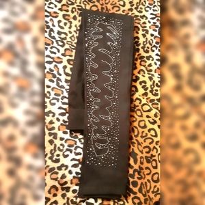 Black Rhinestone Tiger Leggings / Jeggings - OS